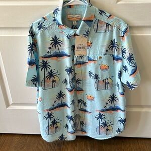 Ocean Pacific SS Button Down Shirt w/Pocket - XL